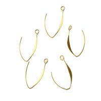 Brass Hook Earwire, for woman, original color 
