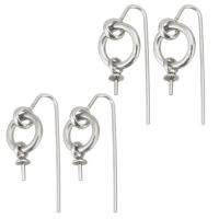 Stainless Steel Earring Drop Component, fashion jewelry & for woman, original color 