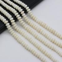 Natürliche Korallen Perlen, Koralle, Abakus,Rechenbrett, DIY, weiß, 5-9mm, Länge:ca. 38 cm, verkauft von Strang