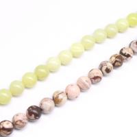 Perles de pierre gemme mixte, Pierre naturelle, Rond, naturel, DIY, plus de couleurs à choisir cm, Vendu par brin