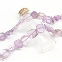 Natürliche Amethyst Perlen, Unregelmäßige, DIY, violett, 13x23x15mm, Länge:38 cm, verkauft von Strang