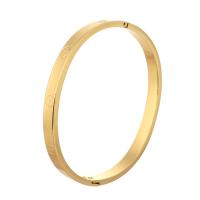 Stainless Steel Bangle, for woman, golden 