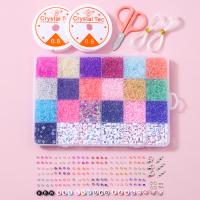 Set de perles Bracelet bricolage, Acrylique, avec Polypropylène (pp), DIY & avec le motif de lettre, multicolore Vendu par fixé