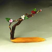 Artificial Plant, Pine, plated, for home and office & durable 