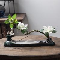 Porcelain Incense Seat, plated, for home and office & durable 