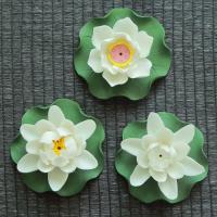 Porcelain Incense Seat, Lotus, plated, for home and office & durable 