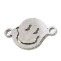Stainless Steel Charm Connector, original color 