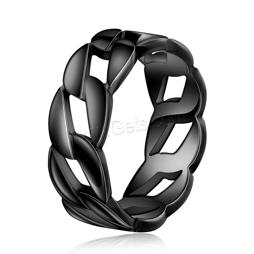 Stainless Steel Finger Ring, Geometrical Pattern, plated, different size for choice & for man & hollow, more colors for choice, US Ring Size:7-12, Sold By PC