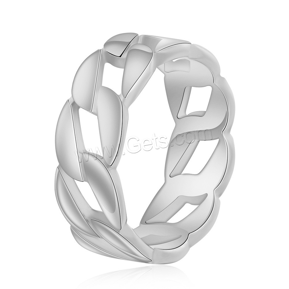 Stainless Steel Finger Ring, Geometrical Pattern, plated, different size for choice & for man & hollow, more colors for choice, US Ring Size:7-12, Sold By PC