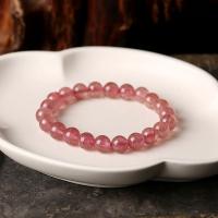 Bracelets quartz, Strawberry Quartz, fait à la main & pour femme .51-6.69 pouce, Vendu par brin