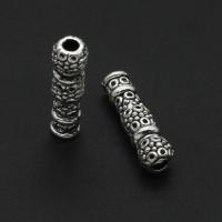 Zinc Alloy Jewelry Beads, Column, DIY, original color, 23mm 