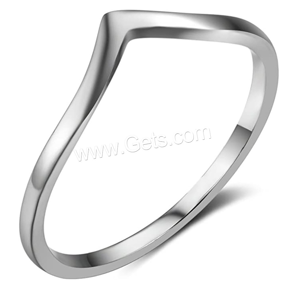 Stainless Steel Finger Ring, Geometrical Pattern, plated, different size for choice & for woman, more colors for choice, 20mm, 5mm, US Ring Size:5-10, Sold By PC