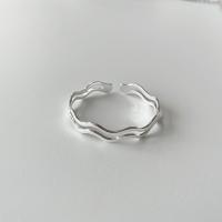 Brass Cuff Bangle, silver color plated, Adjustable & for woman & hollow 