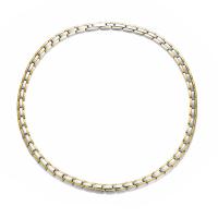 Stainless Steel Chain Necklace, plated, with Magnetite & Unisex 7mm .69 Inch 
