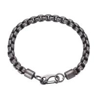 Stainless Steel Chain Bracelets, fashion jewelry & for man, 225mm 