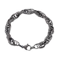 Stainless Steel Bracelet, fashion jewelry, original color, 230mm 