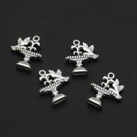 Zinc Alloy Jewelry Pendants, original color, 21mm 