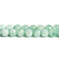 Green Calcite Beads, Round, polished green Approx 14.6 Inch [