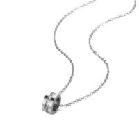 Stainless Steel Jewelry Necklace, plated, fashion jewelry & with rhinestone 450mm 