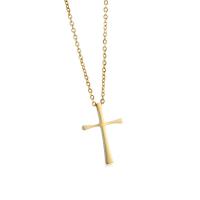 Stainless Steel Jewelry Necklace, Cross, plated, fashion jewelry 450mm 