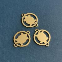 Stainless Steel Charm Connector, plated, fashion jewelry 