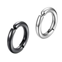 Titanium Steel Earring Clip, Donut, plated, Unisex 