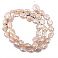 Barock kultivierten Süßwassersee Perlen, Natürliche kultivierte Süßwasserperlen, DIY, weiß, 8x10mm, Länge:38 cm, verkauft von Strang