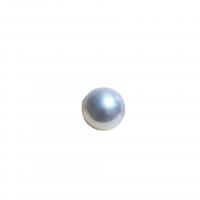 Half Drilled Cultured Freshwater Pearl Beads, Round, DIY & half-drilled 