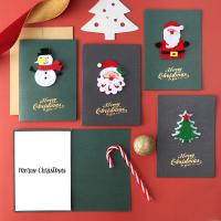 бумага Рождественская открытка, Прямоугольная форма, Печати, другой цвет и узор для выбора продается PC