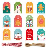 Christmas Hanging Decoration, Paper, Rectangle, printing  