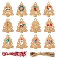 Christmas Hanging Decoration, Paper, Christmas Tree, printing, mixed pattern 