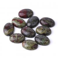 Кабошоны из драгоценных камней, Дракона-Кровь, Овальная форма, натуральный, разный размер для выбора, продается PC