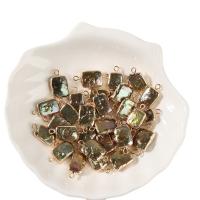 Perlas cultivadas de agua dulce Conector, con metal, Rectángular, color mixto, 8x20mm, Vendido por UD