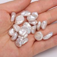 No Hole Cultured Freshwater Pearl Beads, Keshi, Natural & DIY 11-12mm 