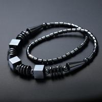 Obsidian Necklace, Unisex, black 