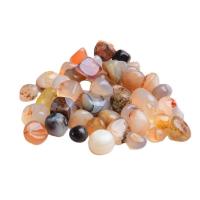 Gemstone Chips, Agate, Nuggets & no hole, brown 