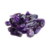 Gemstone Chips, Amethyst, Nuggets & no hole, purple 