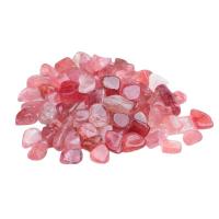 Чипы драгоценных камней, розовый кварц, Комкообразная форма, разный размер для выбора & нет отверстия, розовый, продается KG