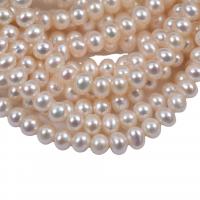 Round Cultured Freshwater Pearl Beads, DIY, white, 4-5mm cm 