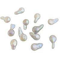 Natural Freshwater Pearl Loose Beads, DIY, white, 10mmx17-19mm 