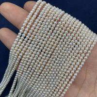 Round Cultured Freshwater Pearl Beads, DIY, white, 2.5-3mm cm 