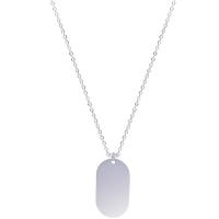 Stainless Steel Jewelry Necklace, plated, Unisex, silver color cm 