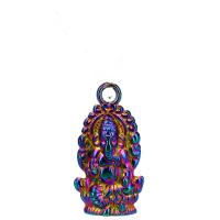 Zinc Alloy Jewelry Pendants, colorful plated, DIY, multi-colored cm 