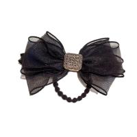 Ponytail Holder, Cloth, Bowknot, Korean style & for woman 
