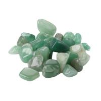 Чипы драгоценных камней, Зеленый авантюрин, Комкообразная форма, разный размер для выбора & нет отверстия, зеленый, продается сумка