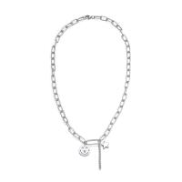 Titanium Steel Jewelry Necklace, Unisex, original color Approx 19.68 Inch 