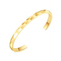 Bracelet en acier inoxydable, Placage de couleur d'or, pour femme Vendu par PC