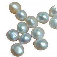 No Hole Cultured Freshwater Pearl Beads, DIY, white, 10mm 