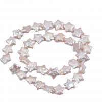 Petites perles cultivées en eau douce, perle d'eau douce cultivée, étoile, DIY, blanc, 11-13mm cm, Vendu par brin