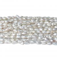Keshi Cultured Freshwater Pearl Beads, irregular, DIY, white cm 